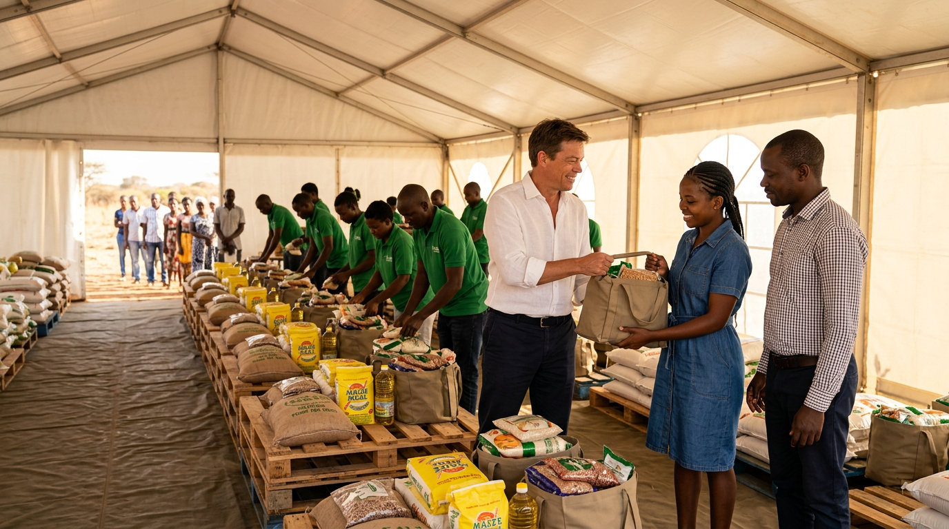 Food aid distribution — Africa